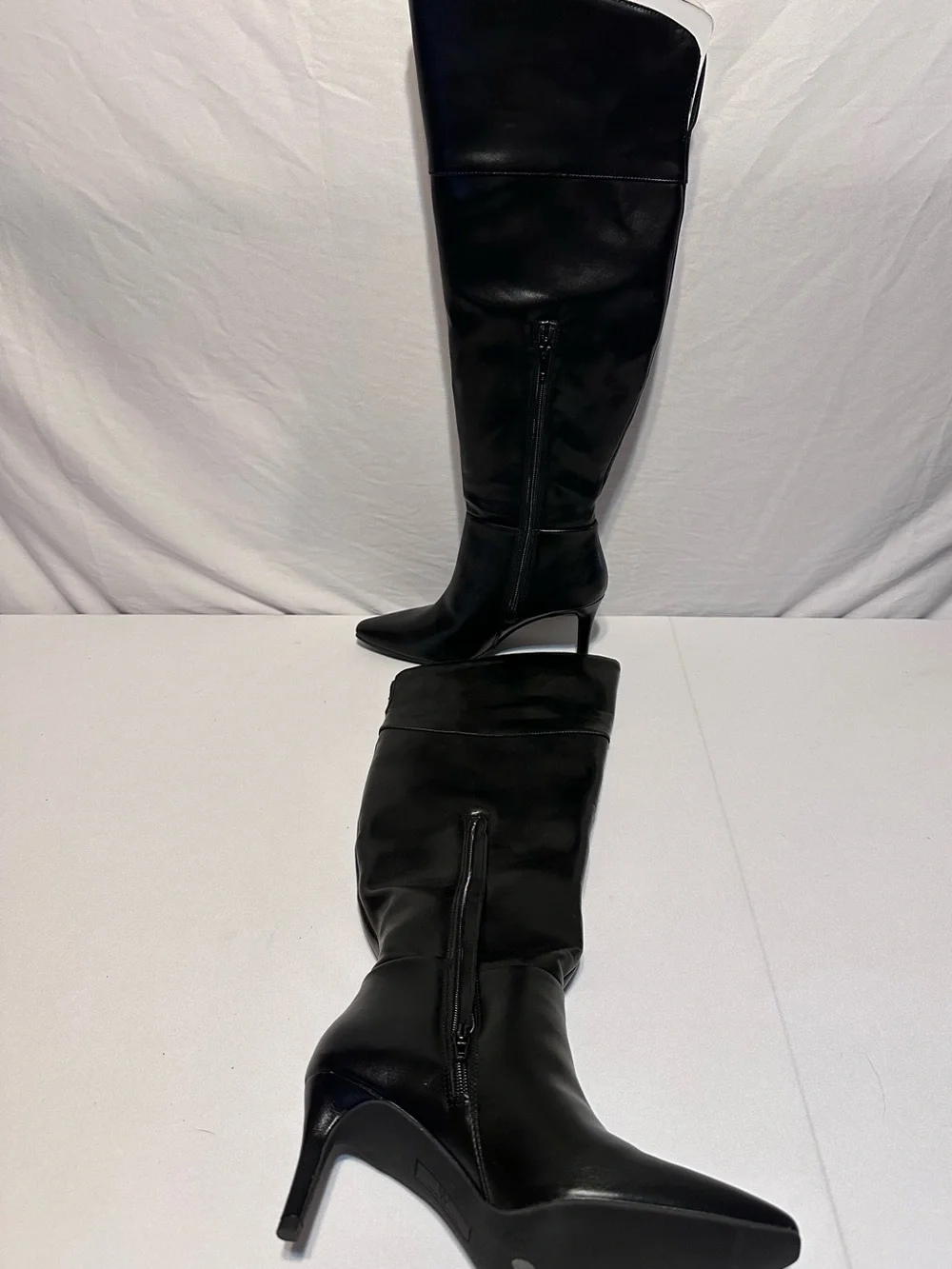 Worthington Black Over-the-Knee Pointed Stiletto Boots
